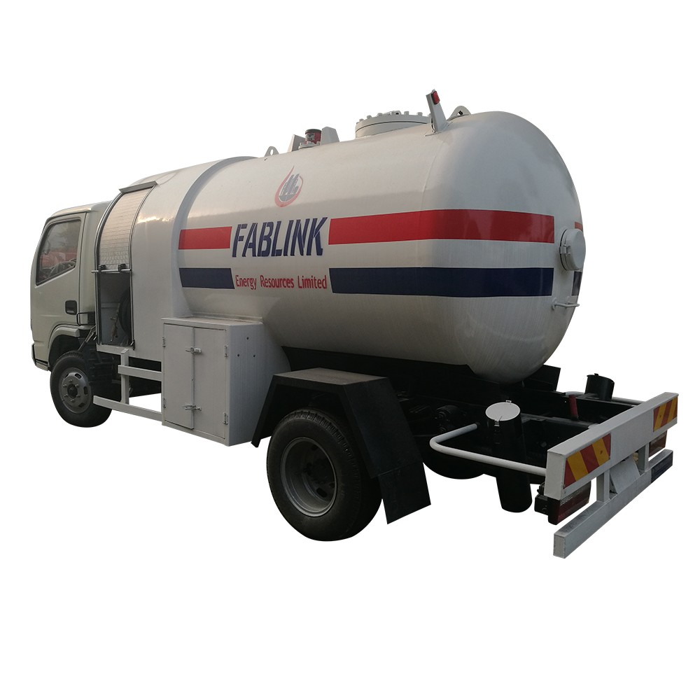 6 Wheel 5 Cbm Lpg Dispenser Truck