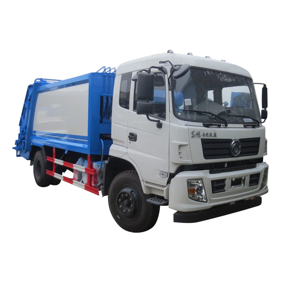 6 Wheel 12 Cbm Garbage Compactor Truck